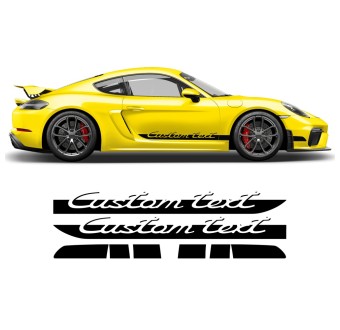 Adesivos personalizáveis ​​para Cayman / Boxster 2005 - 2018 - Star Sam