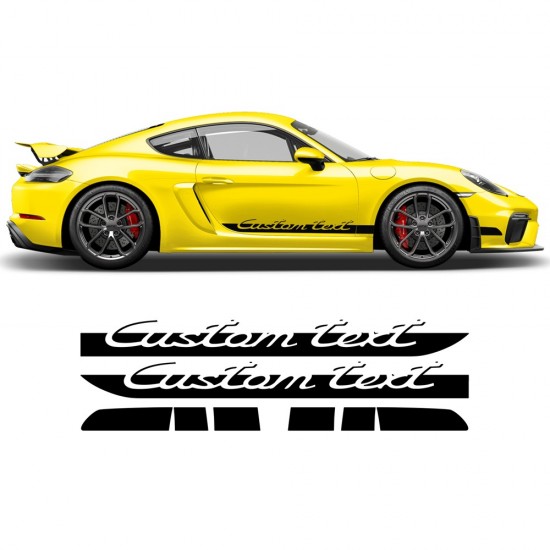 Adesivos personalizáveis ​​para Cayman / Boxster 2005 - 2018 - Star Sam