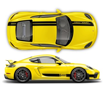 kit automóvel riscas Sport Cup Edition Porsche Cayman/Boxster 2005 - 2020  - Star Sam