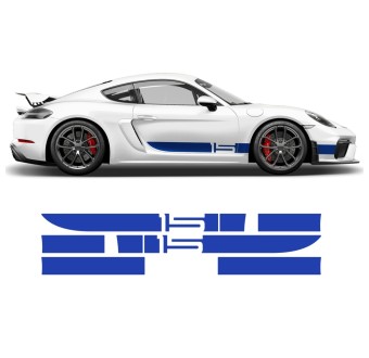 Sport Cup Edition racing stripe kit stickers Cayman/Boxster 2005-2020 - Star Sam