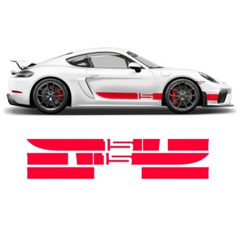 Sport Cup Edition racing stripe kit stickers Cayman/Boxster 2005-2020 - Star Sam