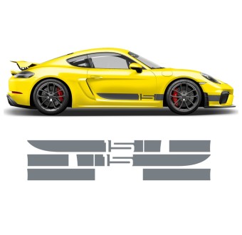 Sport Cup Edition racing stripe kit stickers Cayman/Boxster 2005-2020 - Star Sam