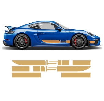 Sport Cup Edition racing stripe kit stickers Cayman/Boxster 2005-2020 - Star Sam