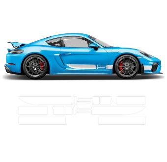 kit automóvel riscas Sport Cup Edition Porsche Cayman/Boxster 2005 - 2020  - Star Sam