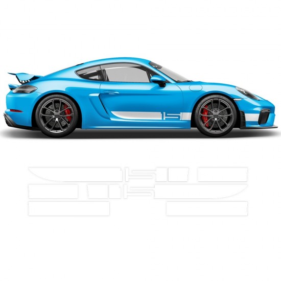 kit automóvel riscas Sport Cup Edition Porsche Cayman/Boxster 2005 - 2020  - Star Sam