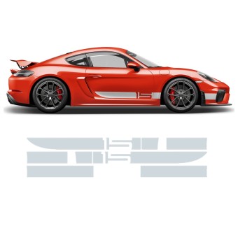 Sport Cup Edition racing stripe kit stickers Cayman/Boxster 2005-2020 - Star Sam