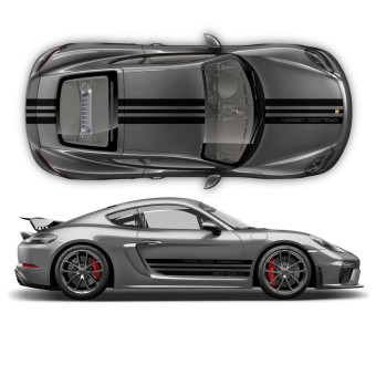 Design-Abziehbilder Edition 1 Racing für Porsche Cayman / Boxster 2005 - 2020-Star Sam