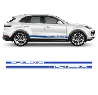 One-color decals for Porsche Cayenne / Macan-Star sam