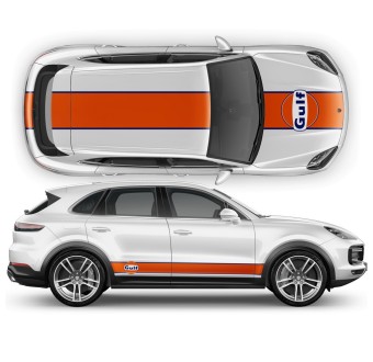 Gulf vinyls for Cayenne / Macan-Star Sam