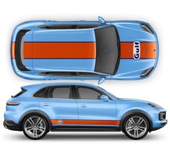 Gulf vinyls for Cayenne / Macan-Star Sam