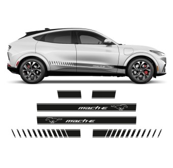 Vinyl side stripes for Mustang 2021-Star Sam