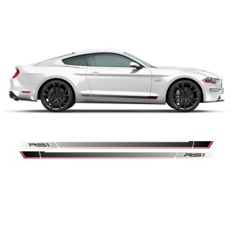 Autocollants latéraux pour RS1 Mustang 2015 - 2019-Star Sam