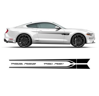 Autocolantes para portas Mustang 2015 - 2020-Star Sam