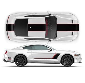 Roush Stage3 Racing Kit Aufkleber für Mustang 2015 - 2019-Star Sam