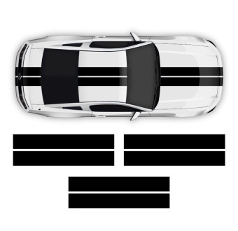 Autocolantes Mustang Top Stripes 2005 - 2014-Star Sam