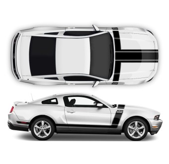 BOSS 302 Ford Mustang 2012 - 2014 BOSS 302 decalcomanie a strisce-Star Sam