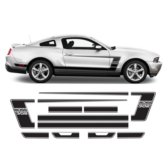 Vinilos BOSS 302 Laguna Seca Ford Mustang 2005 - 2014-Star Sam