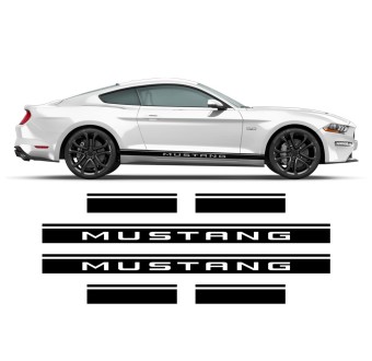 Ford Mustang 2015 - 2020 Racing Stripe Kit Vinyls-Star Sam