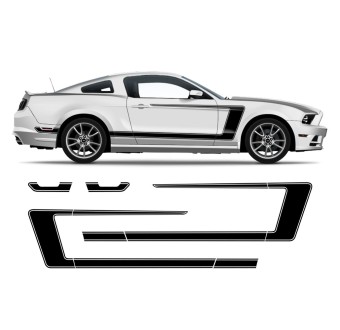 Autocollants latéraux pour Mustang 2005 - 2014 - Star Sam