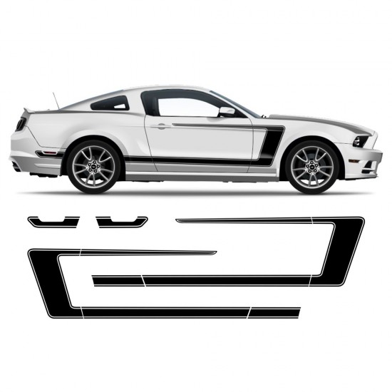 Autocollants latéraux pour Mustang 2005 - 2014 - Star Sam