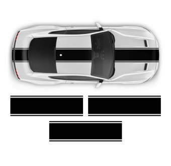 Ford Mustang Stripe Kit Stickers 2015-2019 - Star Sam