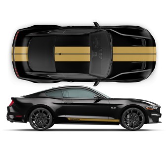 Racing stripes vinyl for Mustang 2015-2017-Star Sam