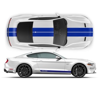 Racing stripes vinyl for Mustang 2015-2017-Star Sam