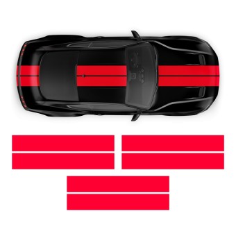 Racing stripes vinyl for Mustang 2015-2017-Star Sam