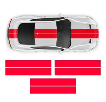 Racing stripes vinyl for Mustang 2015-2017-Star Sam