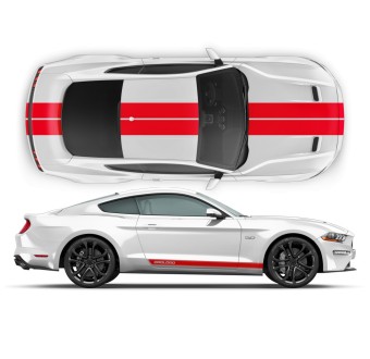 Racing stripes vinyl for Mustang 2015-2017-Star Sam