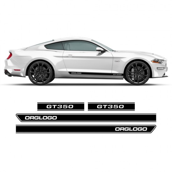 Vinilos franjas laterales Gt350 para ford Mustang 2015-2020 - Star Sam