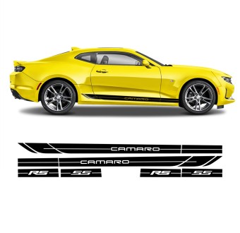 Chevrolet Camaro 2016 - 2019 Kotflügelstreifen Aufkleber - Star Sam