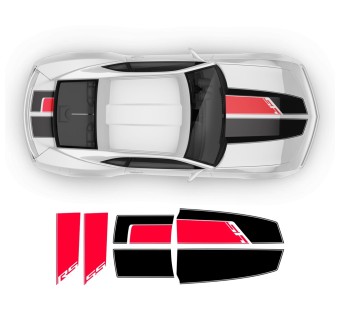 Bonnetstripes sticker 45 Aniversary Hood/Bonnet Camaro 2010-15 StarSam