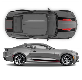 Sema Edition top stripe decals two colours Camaro 2016 - 2018 Star Sam