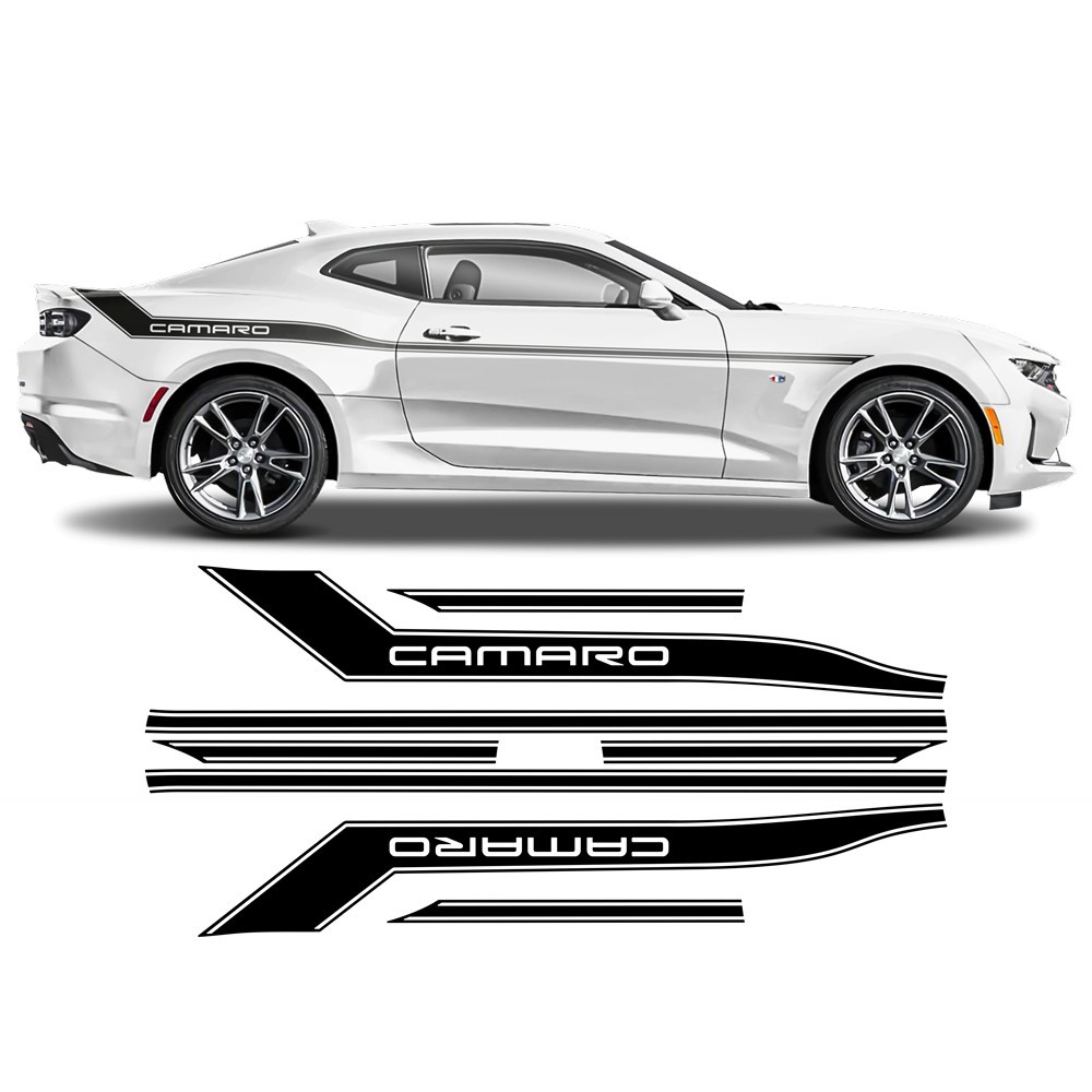 Aufkleber / Sticker Auto Seite Grafiken kompatibel mit Chevrolet Camaro  2016 - 2019