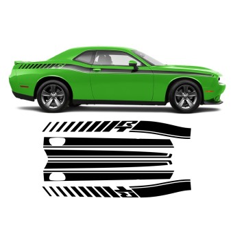 RT-Vinyl-Seitenstreifen für DODGE Challenger 2011-2020 - Star Sam