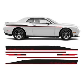 Dodge Challenger 2011 - 2020 Adesivi laterali REDLINE - Star Sam