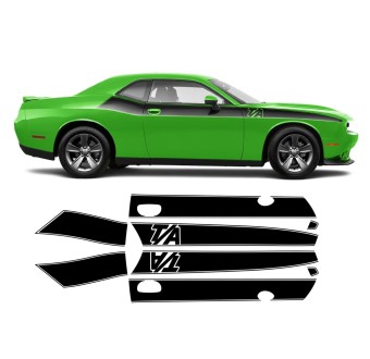 Autocollants pour Dodge Challenger 2011 - 2020 T/A - Star Sam