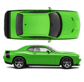 Mopar Style Kofferraumstreifen für Dodge Challenger 2008-2020.Star Sam