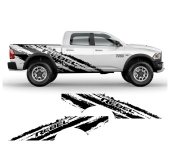 Autocolantes para o seu Dodge Ram Rebel -Star Sam