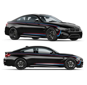 Listras laterais M performance bmw M4 F82/ F83 / M3 F80-Star sam