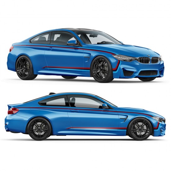 Listras laterais M performance bmw M4 F82/ F83 / M3 F80-Star sam