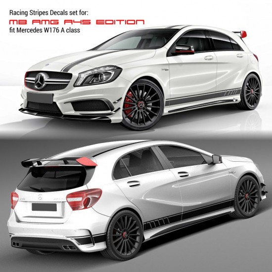 Autocolantes Mercedes Benz W176 Classe A AMG A45 - Star Sam