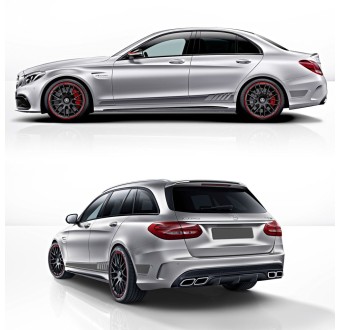 Adesivi per strisce alari Mercedes Benz AMG C63 Edition 1 - Star Sam