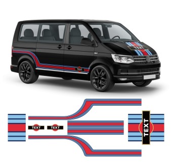 Autocollants Martini Style pour Volkswagen T5/T6 - Star Sam