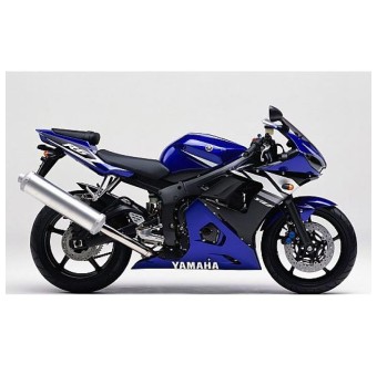 Motorradaufkleber Yamaha YZF R6 Jahr 2003 Blau - Star Sam