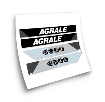 Autocollants pour tracteur agricole AGRALE 4300 - Star Sam