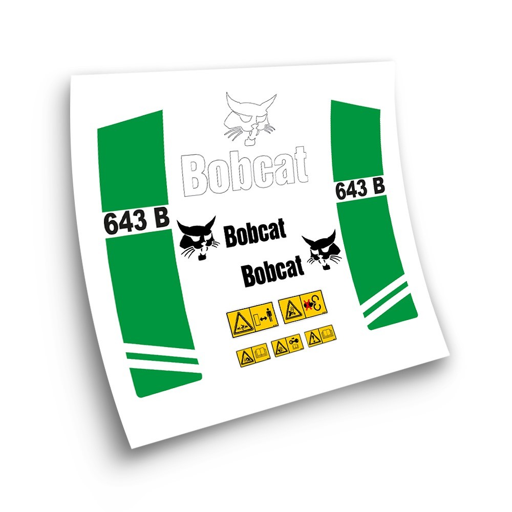 Obtlačky pre priemyselné stroje BOBCAT 643B GREEN-Star Sam