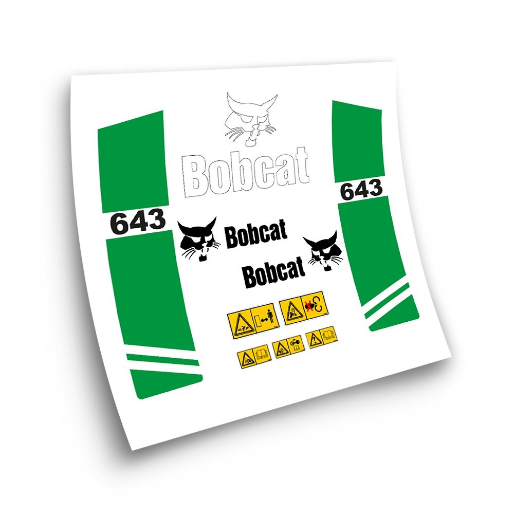 Obtlačky pre priemyselné stroje BOBCAT 643 GREEN-Star Sam