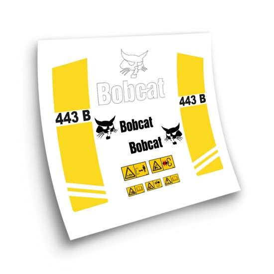 Obtlačky pre priemyselné stroje BOBCAT 443B YELLOW-Star Sam